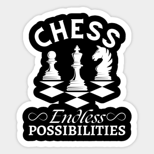 Endless possibilities - Chess Sticker